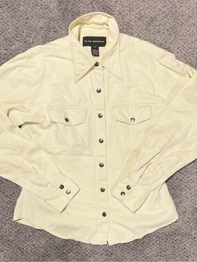 Club Monaco Cream Ivory Utility Chore Jacket